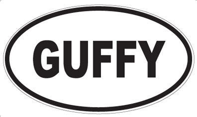 GUFFY - Oval Magnet