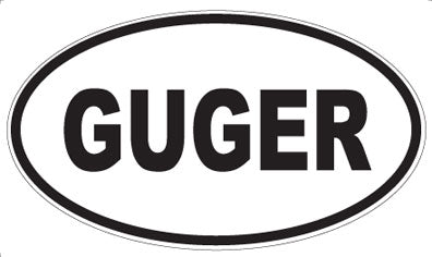 GUGER - Oval Magnet