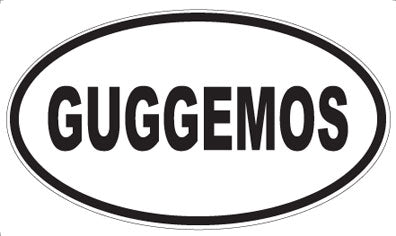 GUGGEMOS - Oval Magnet