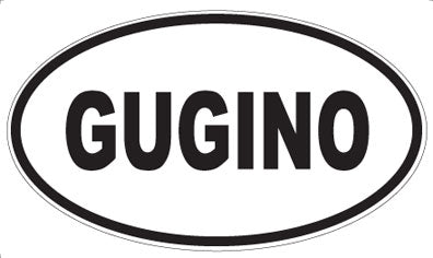 GUGINO - Oval Magnet