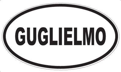 GUGLIELMO - Oval Magnet