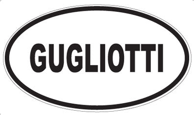 GUGLIOTTI - Oval Magnet