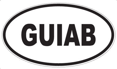 GUIAB - Oval Magnet