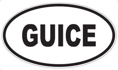 GUICE - Oval Magnet