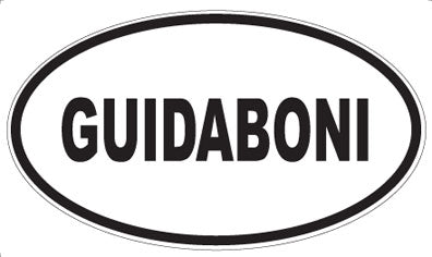 GUIDABONI - Oval Magnet