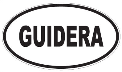 GUIDERA - Oval Magnet