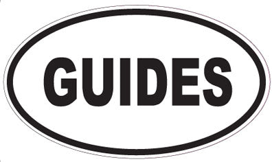 GUIDES - Oval Sticker