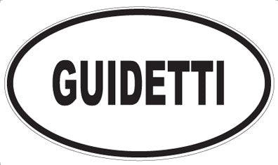 GUIDETTI - Oval Magnet