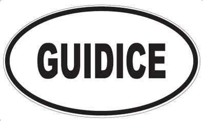 GUIDICE - Oval Magnet
