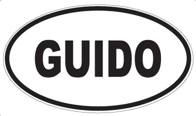 GUIDO - Oval Magnet