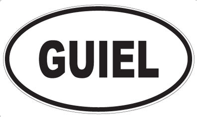 GUIEL - Oval Magnet
