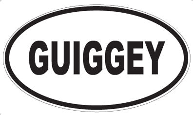 GUIGGEY - Oval Magnet