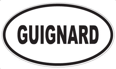 GUIGNARD - Oval Magnet