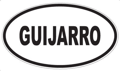 GUIJARRO - Oval Magnet