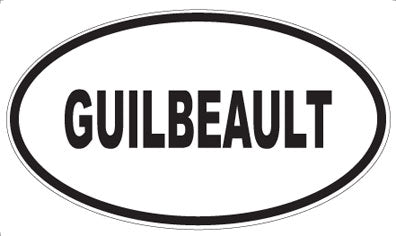GUILBEAULT - Oval Magnet