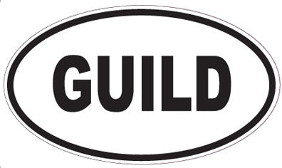GUILD - Oval Sticker