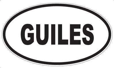 GUILES - Oval Magnet