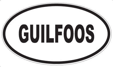 GUILFOOS - Oval Magnet