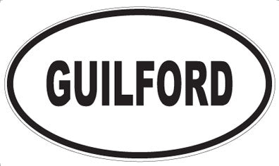 GUILFORD - Oval Magnet