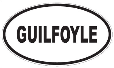 GUILFOYLE - Oval Magnet