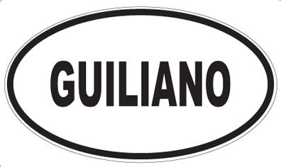 GUILIANO - Oval Magnet
