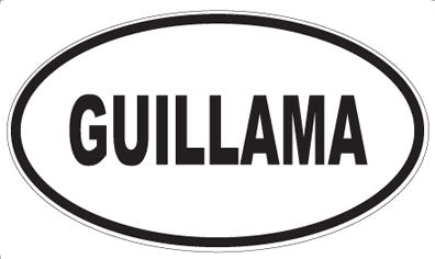 GUILLAMA - Oval Magnet
