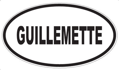 GUILLEMETTE - Oval Magnet