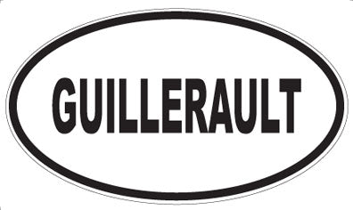 GUILLERAULT - Oval Magnet