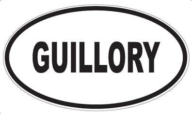 GUILLORY - Oval Magnet