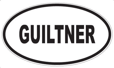 GUILTNER - Oval Magnet