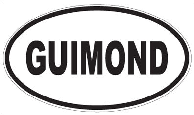 GUIMOND - Oval Magnet