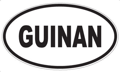 GUINAN - Oval Magnet