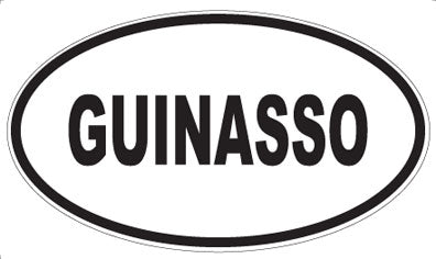 GUINASSO - Oval Sticker