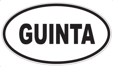 GUINTA - Oval Sticker