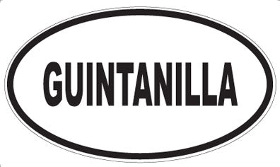 GUINTANILLA - Oval Magnet