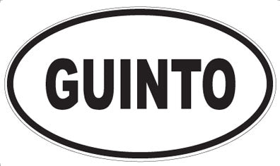 GUINTO - Oval Magnet