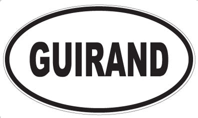 GUIRAND - Oval Magnet