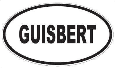 GUISBERT - Oval Magnet