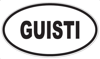 GUISTI - Oval Sticker