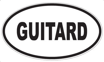 GUITARD - Oval Sticker
