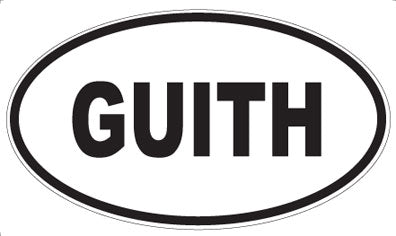 GUITH - Oval Magnet