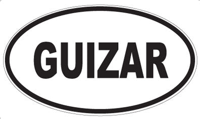 GUIZAR - Oval Magnet