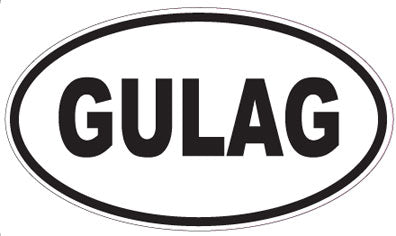 GULAG - Oval Sticker