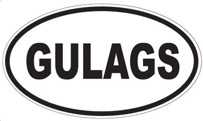 GULAGS - Oval Sticker