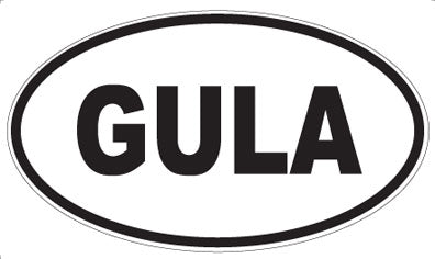 GULA - Oval Magnet