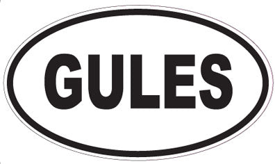 GULES - Oval Magnet