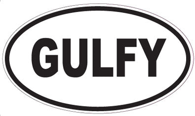 GULFY - Oval Sticker