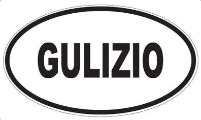 GULIZIO - Oval Sticker