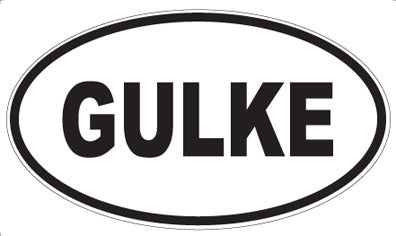 GULKE - Oval Magnet
