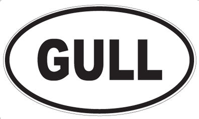 GULL - Oval Sticker